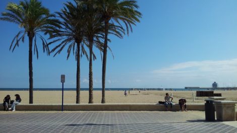 Plage de Malvarrosa à Valence