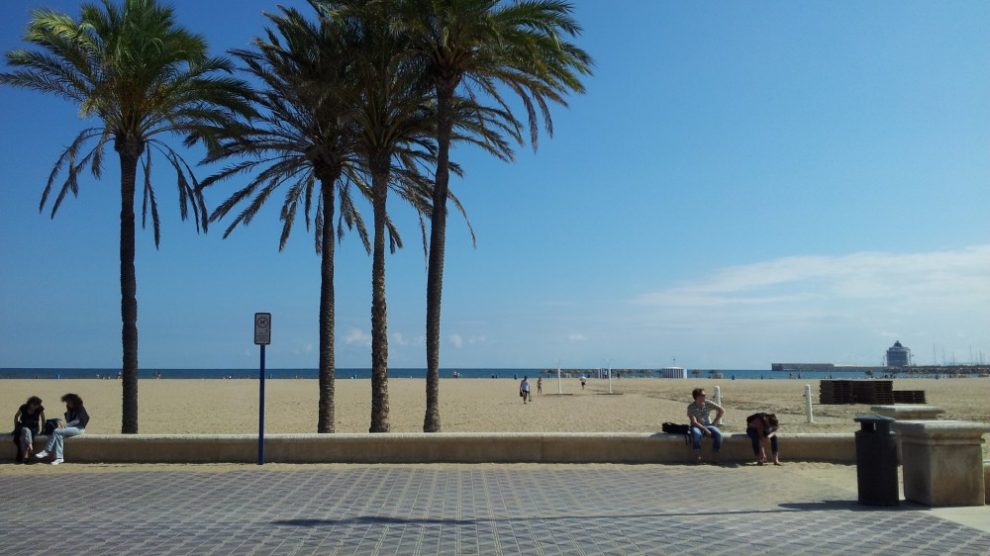 Plage de Malvarrosa à Valence