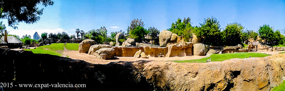 Panoramique du BioParc de Valence