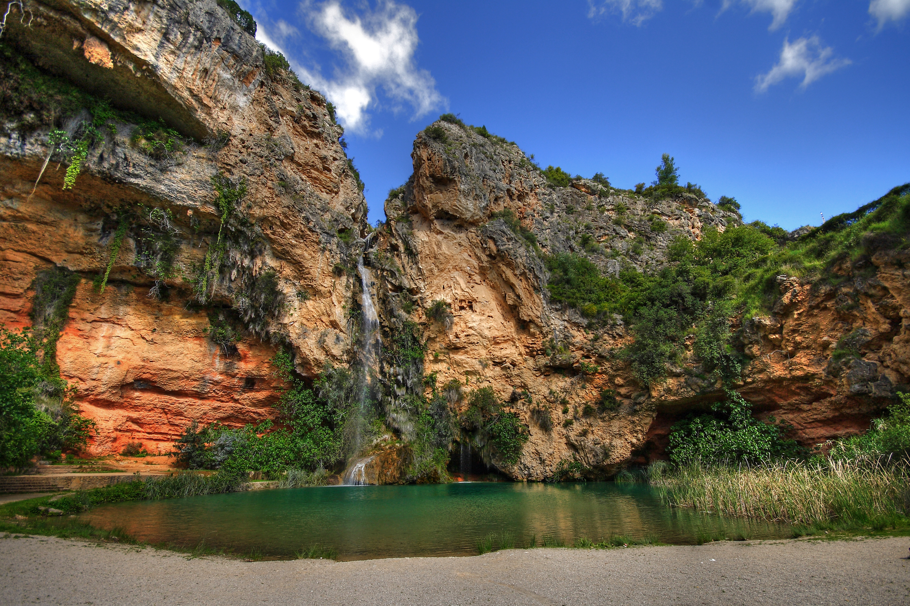 La cascade de la Cueva del Turche
