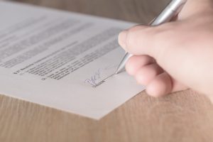 Signature contrat Espagne