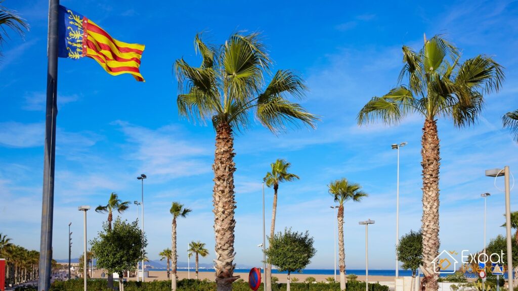 Plage de la Malvarrosa à Valence Espagne