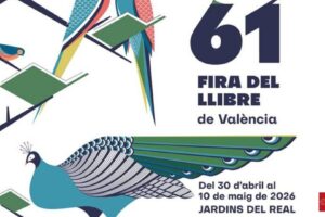 Affiche Foire du livre 2026 Valencia Espagne